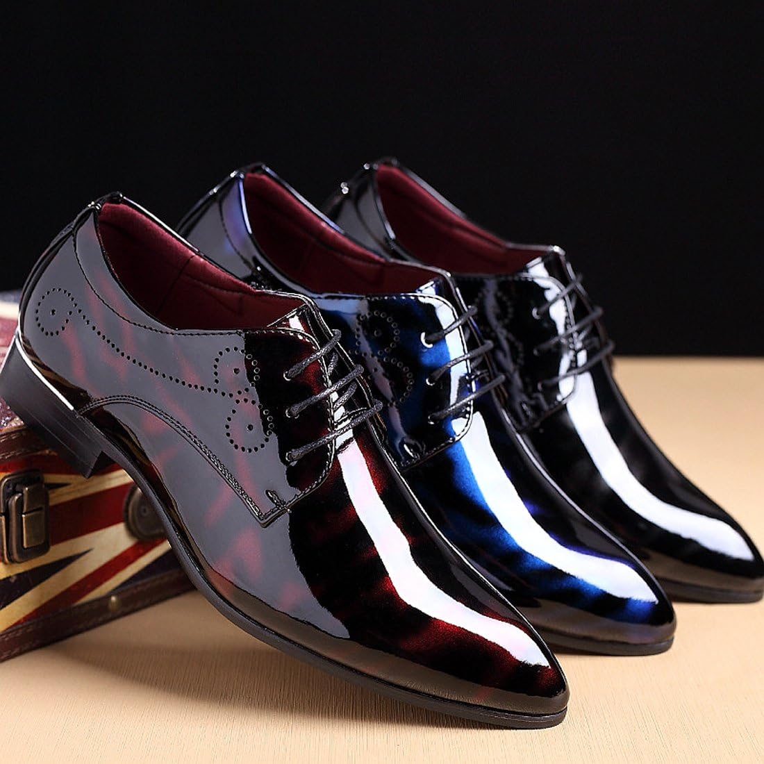 Luksusowe buty męskie - Michael-Niebieski-38-Trend Polska