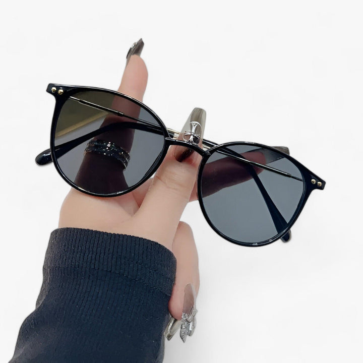 Luksusowe damskie okulary przeciwsłoneczne z okrągłą ramką – Liora-Schwartz-Trend Polska