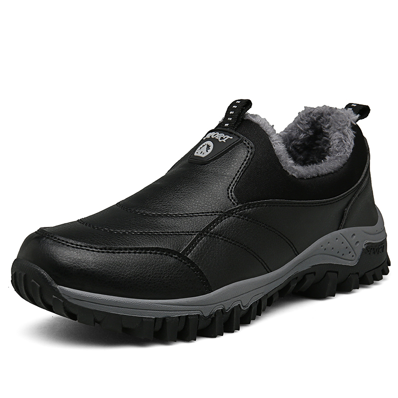 Luksusowe ergonomiczne męskie mokasyny - Elias Comfort Fit-Czarna podszewka-37-Trend Polska