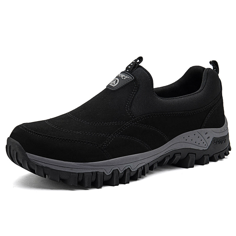 Luksusowe ergonomiczne męskie mokasyny - Elias Comfort Fit-Czarny-37-Trend Polska