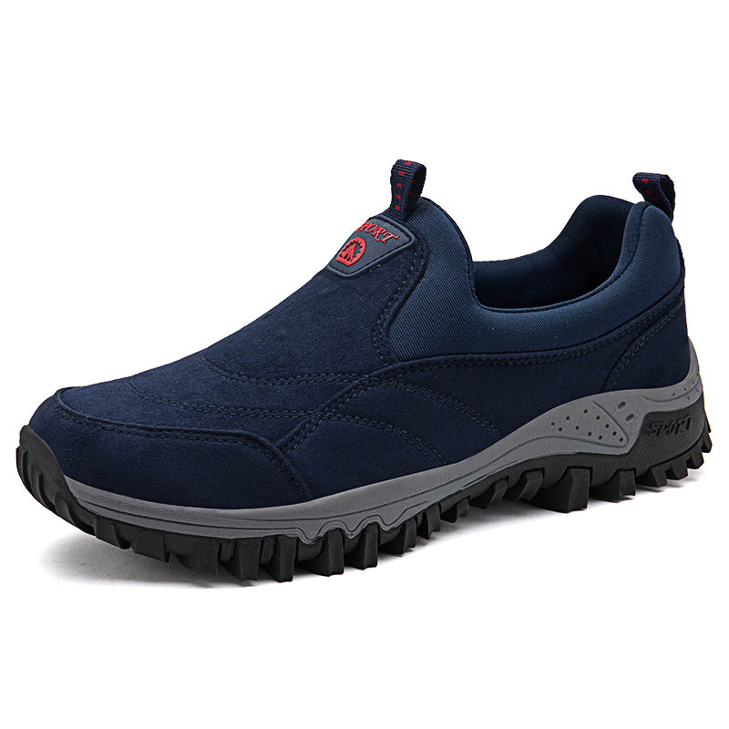 Luksusowe ergonomiczne męskie mokasyny - Elias Comfort Fit-Niebieski-37-Trend Polska