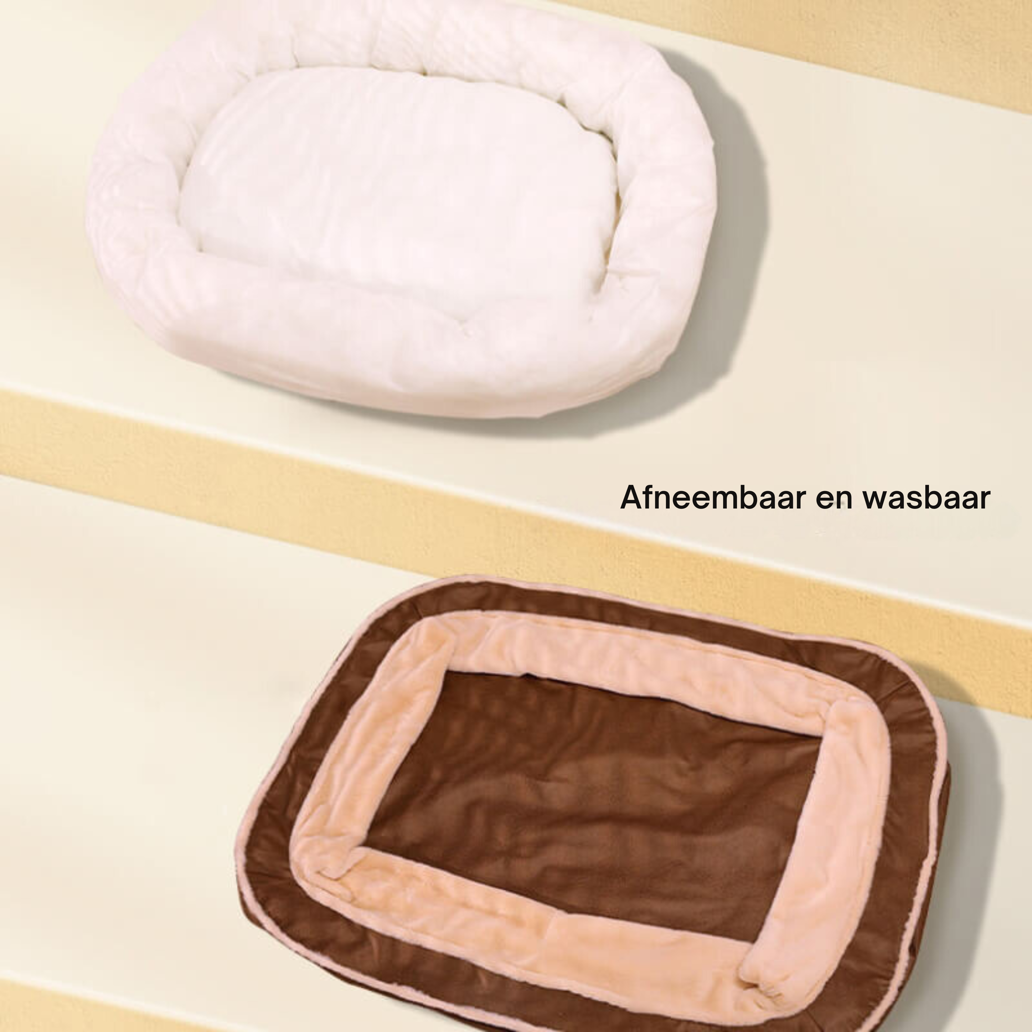 Luksusowe łóżko dla psa z zdejmowanym pokrowcem - CozyPaw™-ciemnoniebieski-S-Trend Polska