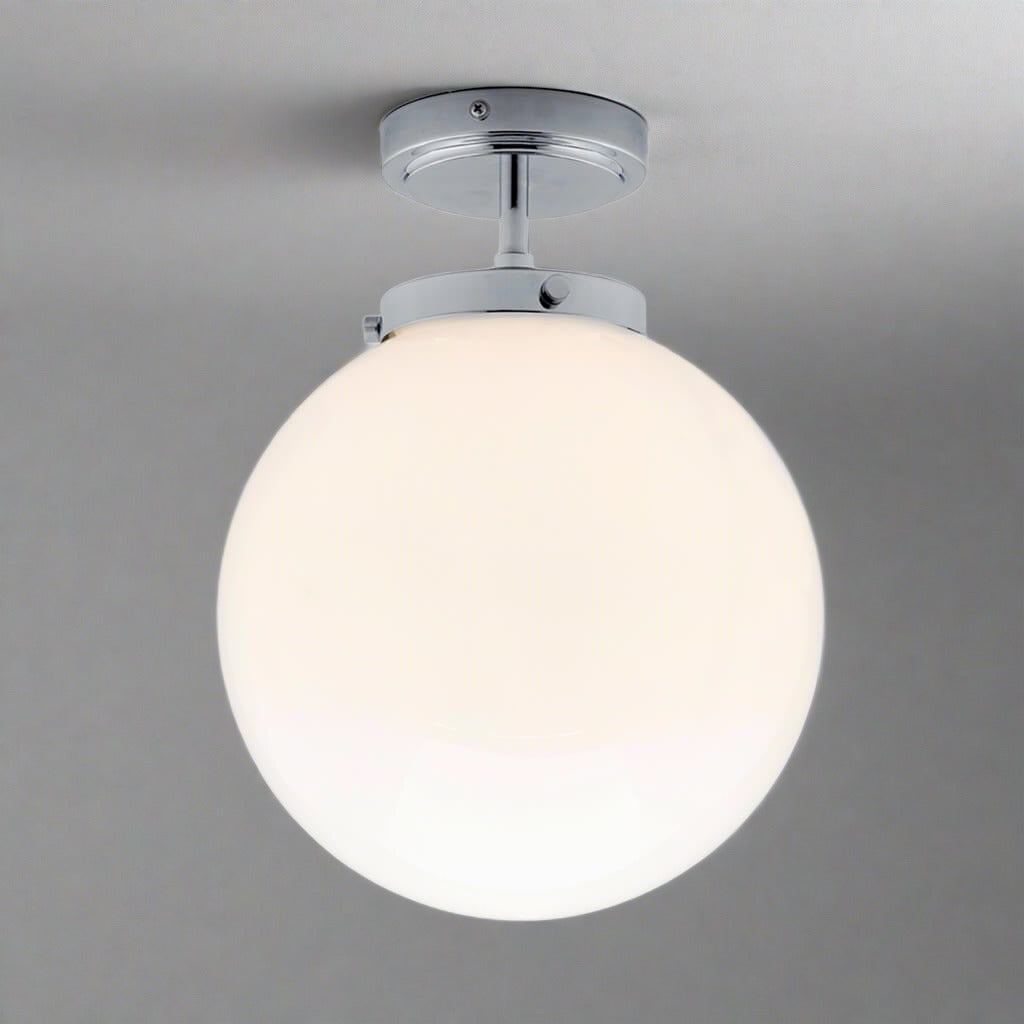 Luksusowe Okrągłe Oświetlenie Sufitowe - LumiSphere-Chrom-Trend Polska