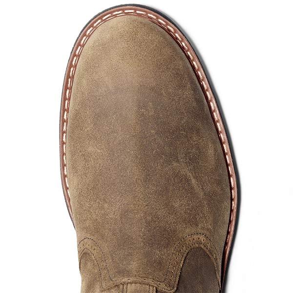Luksusowe Trendy Męskie Botki Chelsea - James-Khaki-39-Trend Polska
