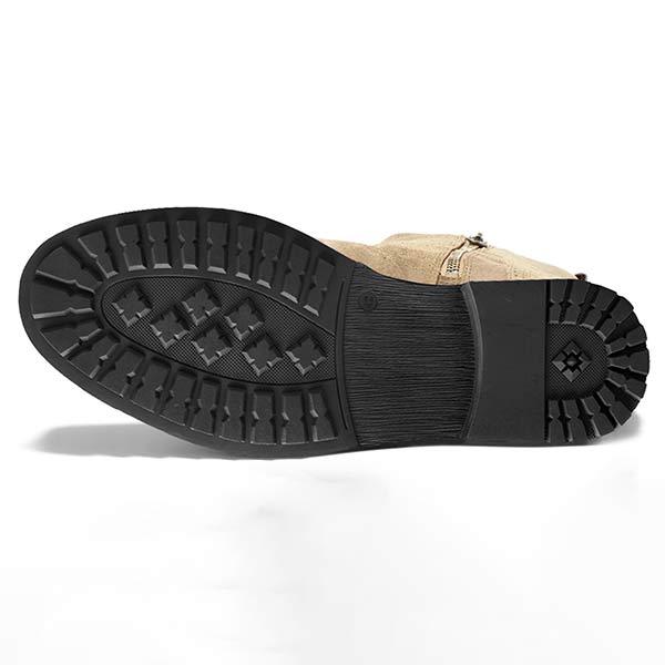 Luksusowe Trendy Męskie Botki Chelsea - James-Khaki-39-Trend Polska