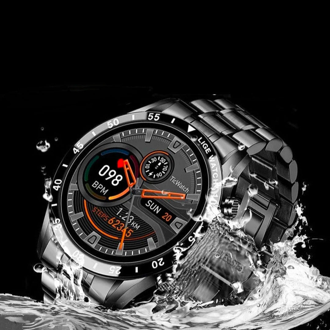 Luksusowy Męski Smartwatch – Axel-Czarny 40 mm-Trend Polska