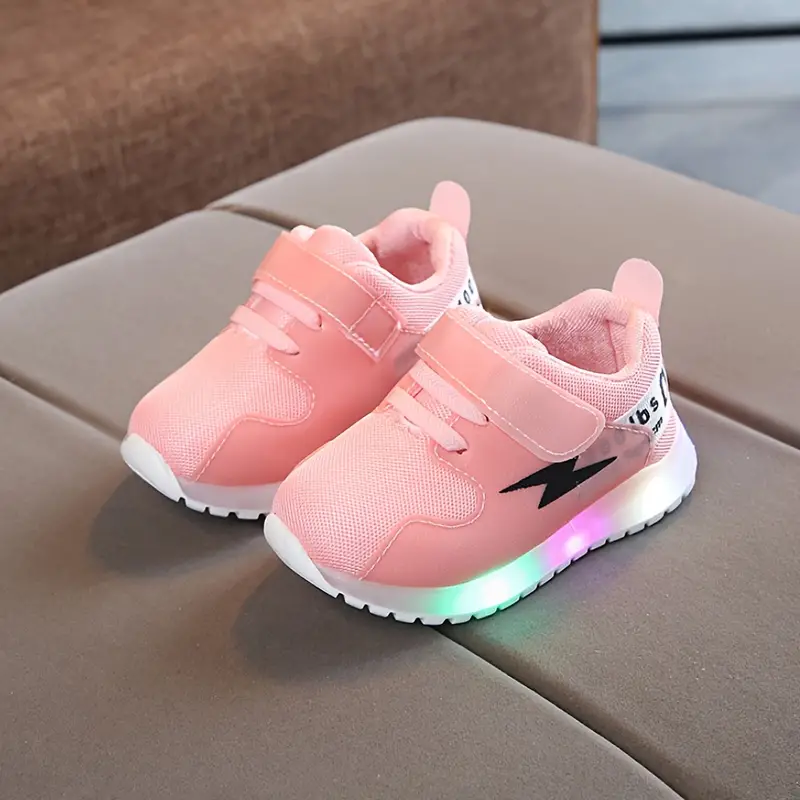 LumoStep – Dziecięce buty LED z podeszwą antypoślizgową-Różowy-21 (13.5cm)-Trend Polska