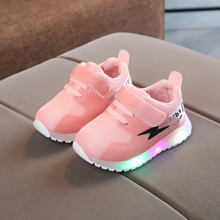 LumoStep – Dziecięce buty LED z podeszwą antypoślizgową-Różowy-21 (13.5cm)-Trend Polska
