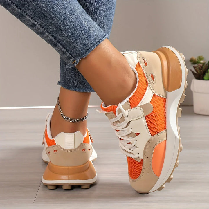 Luna Ademend Sport Trainers | Wygodny i Antypoślizgowy Projekt-36-Szary-Trend Polska