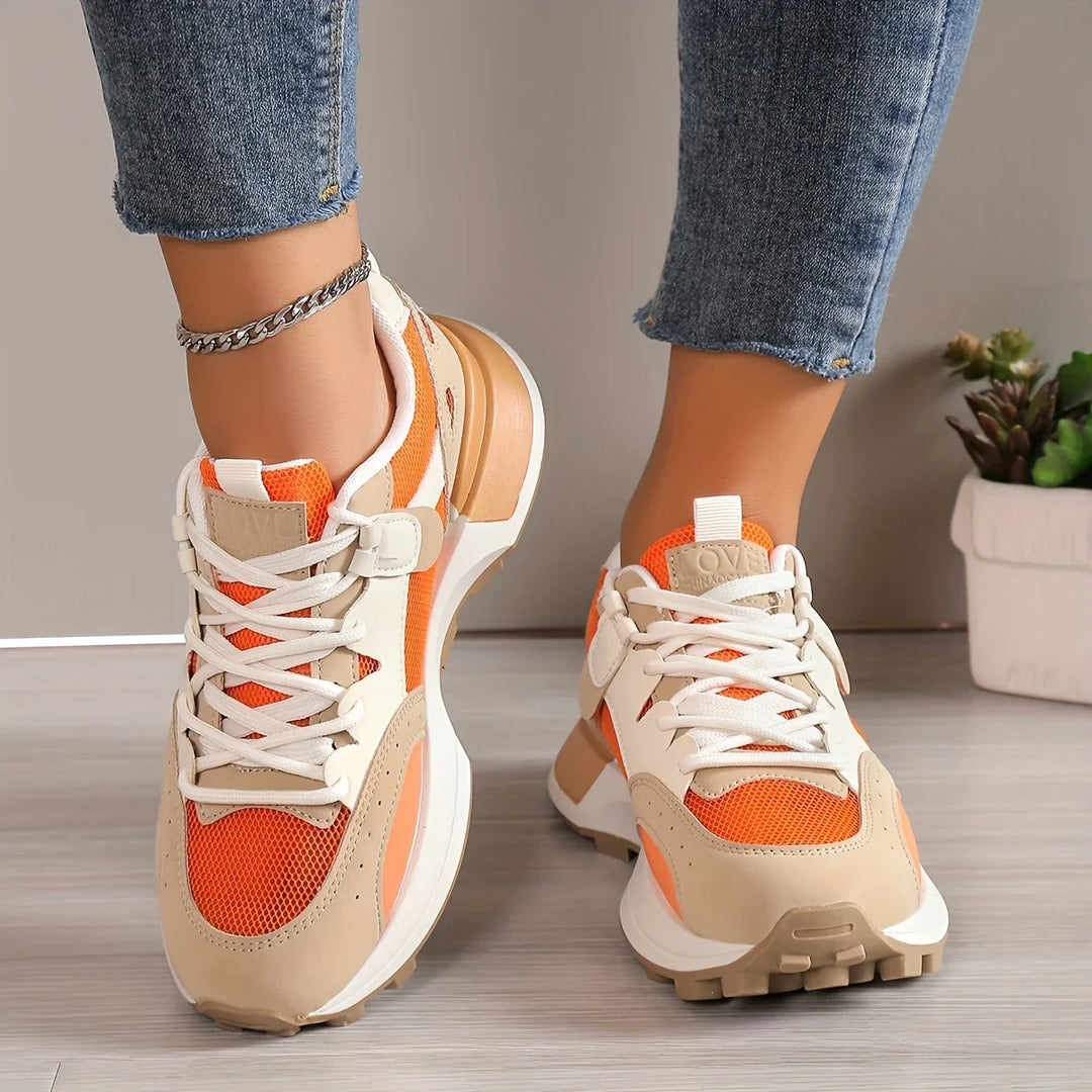 Luna Ademend Sport Trainers | Wygodny i Antypoślizgowy Projekt-36-Szary-Trend Polska