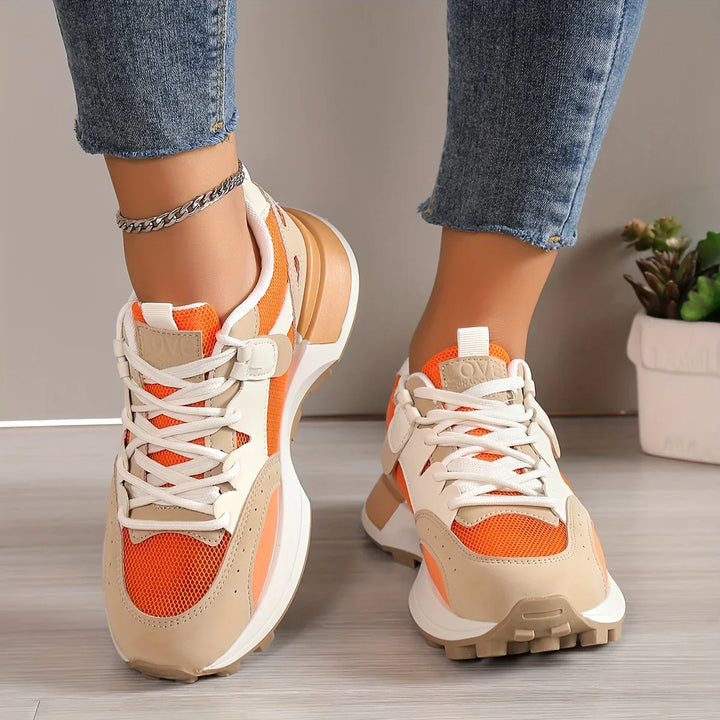 Luna Ademend Sport Trainers | Wygodny i Antypoślizgowy Projekt-36-Szary-Trend Polska