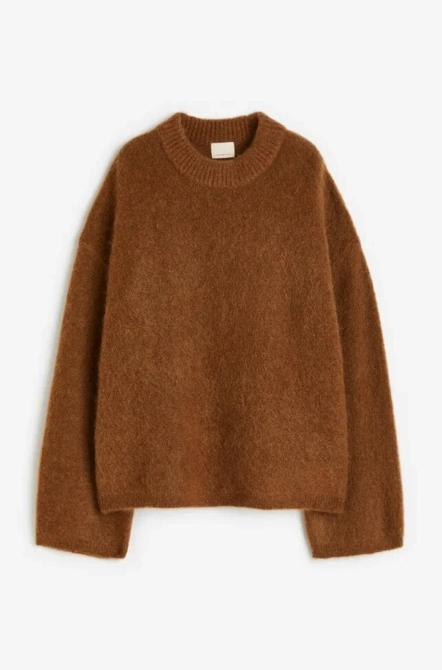 Luna Sweter-Brązowy-S-Trend Polska
