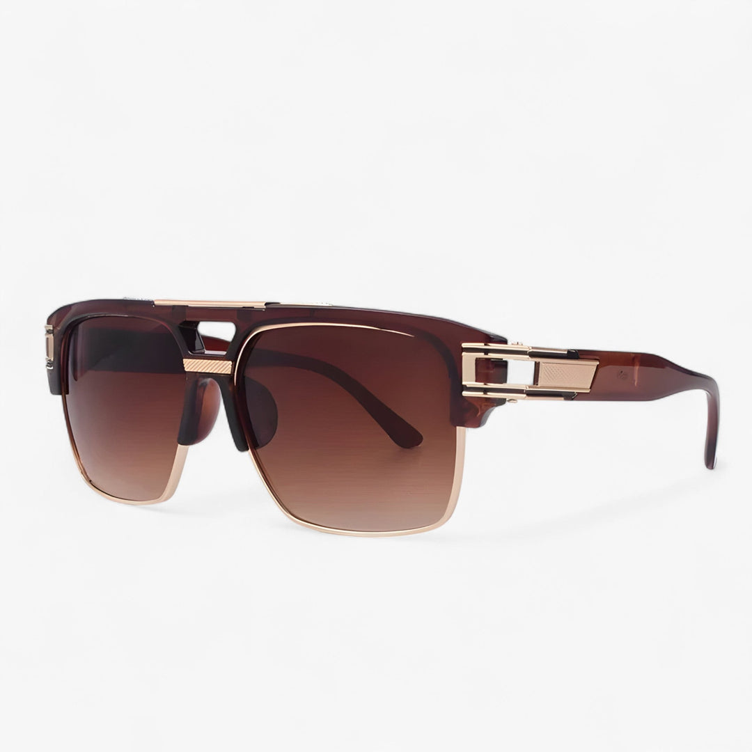 Lustrzane retro okulary przeciwsłoneczne – Calvero-Braun-Trend Polska