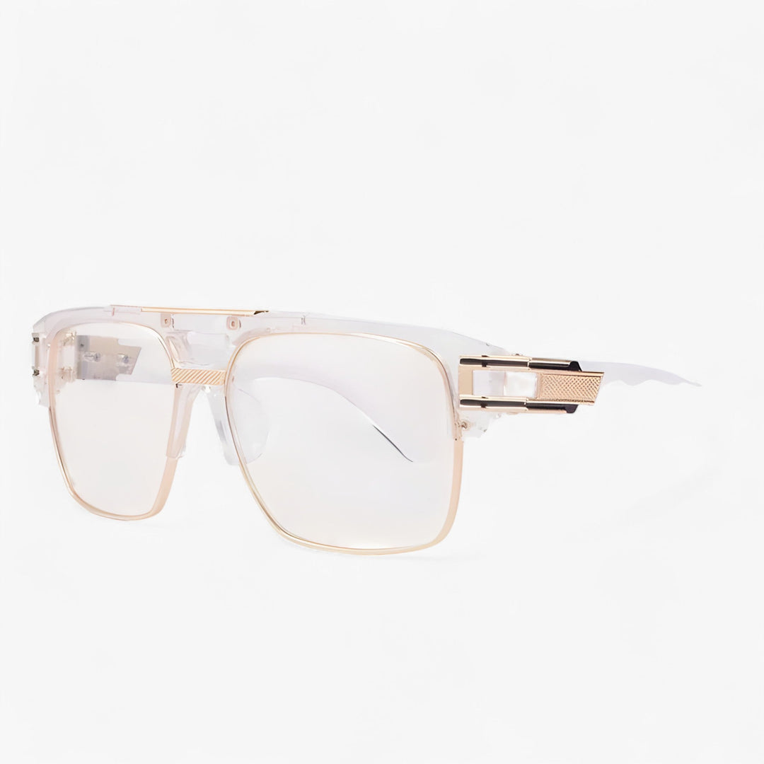 Lustrzane retro okulary przeciwsłoneczne – Calvero-Transparant-Trend Polska