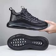 Luxe Air Cushion Męskie Sneakers - Mason-39-Brązowy-Trend Polska