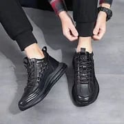 Luxe Air Cushion Męskie Sneakers - Mason-39-Brązowy-Trend Polska