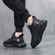Luxe Air Cushion Męskie Sneakers - Mason-39-Brązowy-Trend Polska