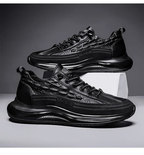 Luxe Air Cushion Męskie Sneakers - Mason-39-Brązowy-Trend Polska