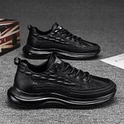 Luxe Air Cushion Męskie Sneakers - Mason-39-Brązowy-Trend Polska