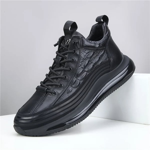 Luxe Air Cushion Męskie Sneakers - Mason-39-Brązowy-Trend Polska