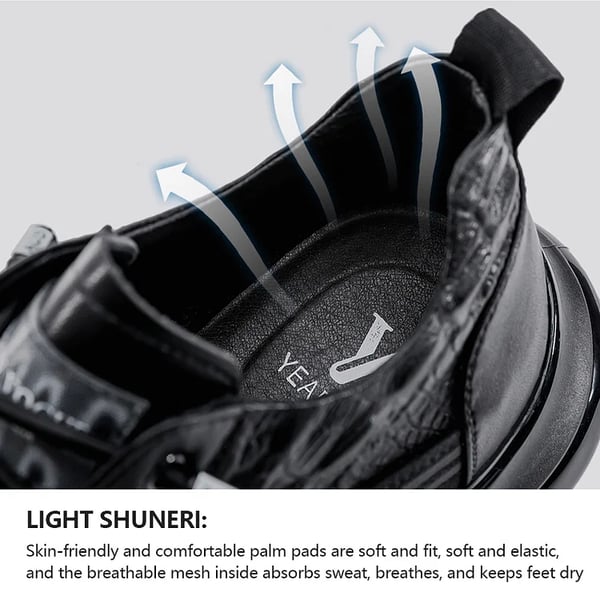 Luxe Air Cushion Męskie Sneakers - Mason-39-Brązowy-Trend Polska