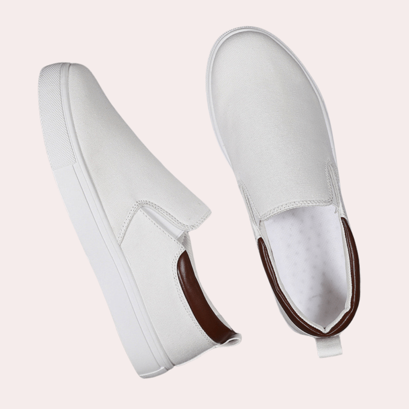 Luzne męskie buty typu Slip-On – Hugo-Biały-39-Trend Polska