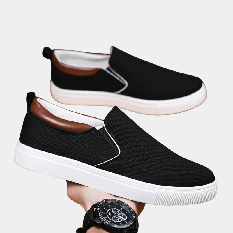 Luzne męskie buty typu Slip-On – Hugo-Czarny-39-Trend Polska