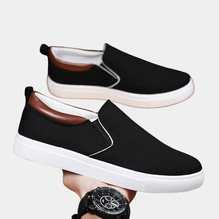 Luzne męskie buty typu Slip-On – Hugo-Czarny-39-Trend Polska