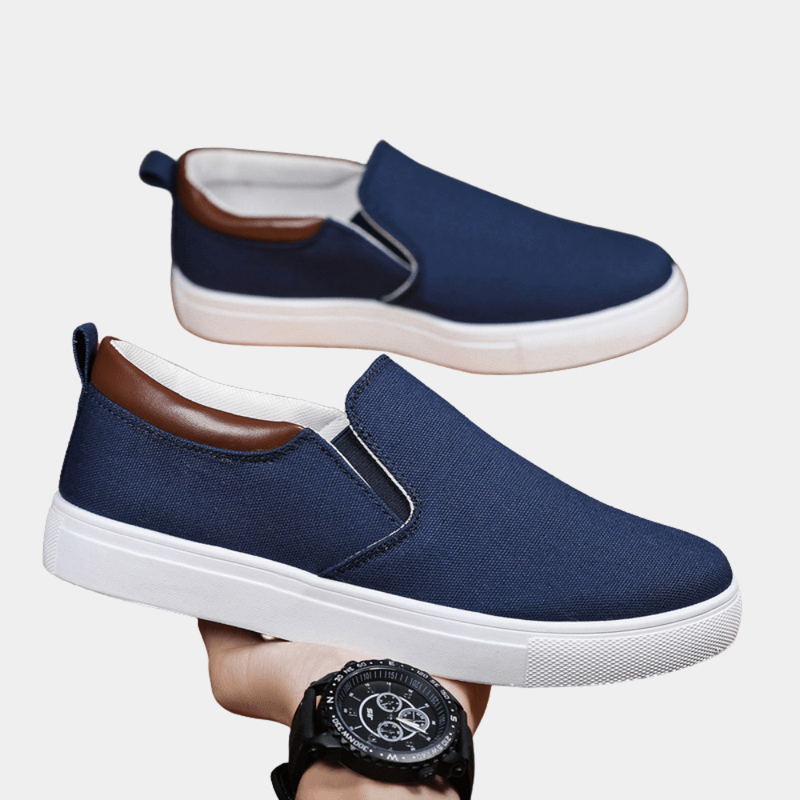 Luzne męskie buty typu Slip-On – Hugo-Niebieski-39-Trend Polska