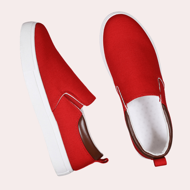Luzne męskie buty typu Slip-On – Hugo-Rot-39-Trend Polska