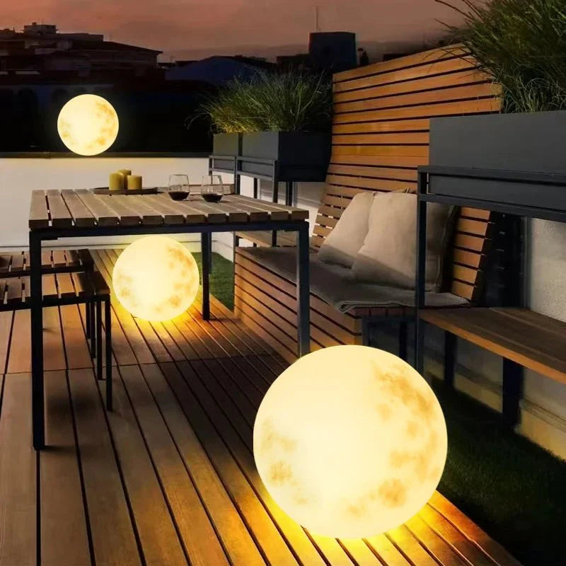 Magiczna Lampa Ogrodowa Księżycowa - LunaGlow-20 cm-Trend Polska