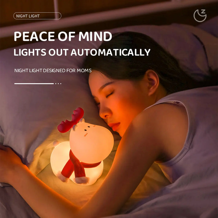 Magiczna nocna lampka LED w kształcie renifera - GlowDeer-Trend Polska