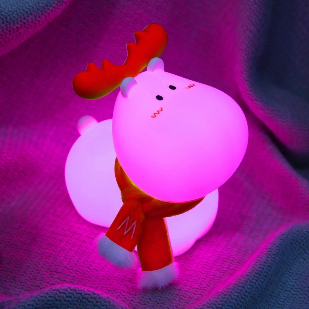 Magiczna nocna lampka LED w kształcie renifera - GlowDeer-Trend Polska