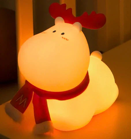 Magiczna nocna lampka LED w kształcie renifera - GlowDeer-Trend Polska