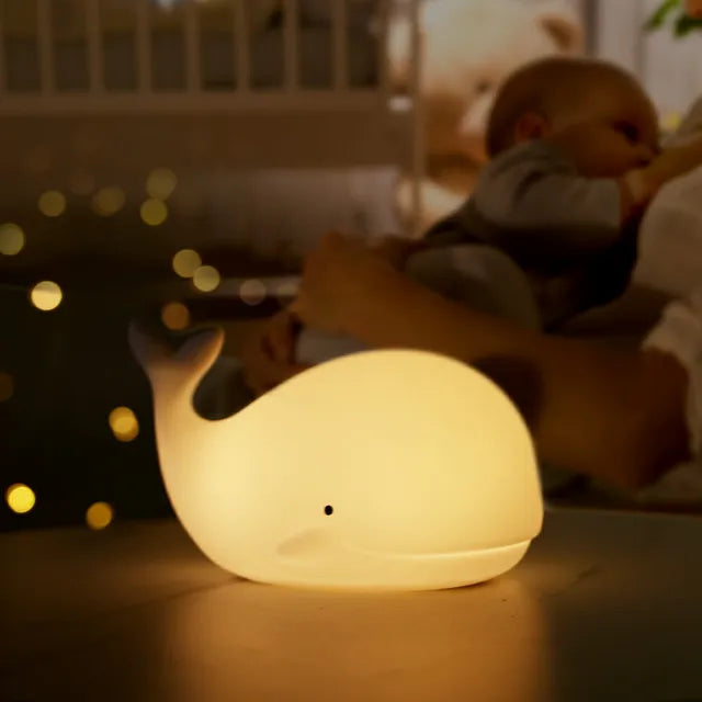 Magiczna Podświetlana Lampa Wieloryb – Luma | Miękkie Światło dla Dzieci-Trend Polska