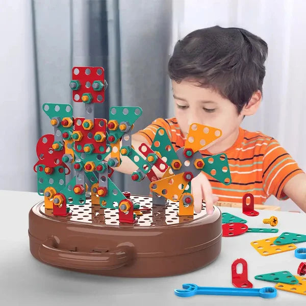 Magiczna Skrzynia Zabawek Montessori - WonderWerk-Niedźwiedź-Trend Polska