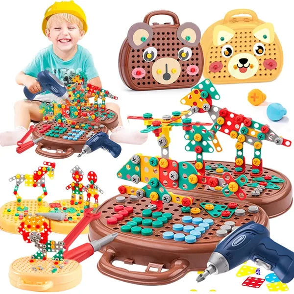 Magiczna Skrzynia Zabawek Montessori - WonderWerk-Niedźwiedź-Trend Polska