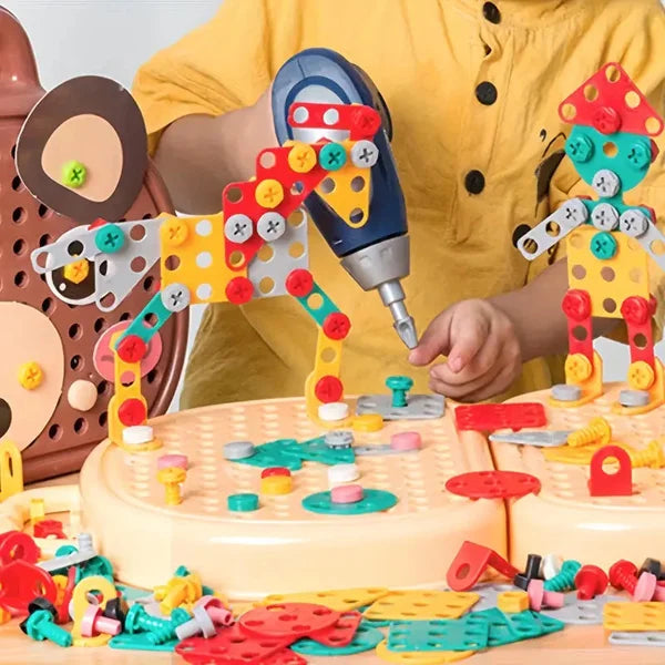 Magiczna Skrzynia Zabawek Montessori - WonderWerk-Niedźwiedź-Trend Polska