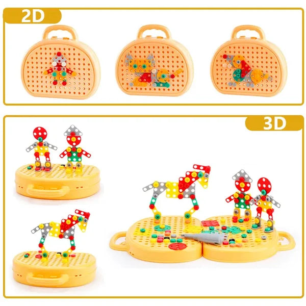 Magiczna Skrzynia Zabawek Montessori - WonderWerk-Niedźwiedź-Trend Polska