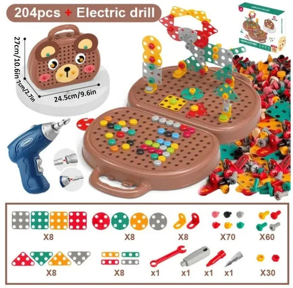 Magiczna Skrzynia Zabawek Montessori - WonderWerk-Niedźwiedź-Trend Polska