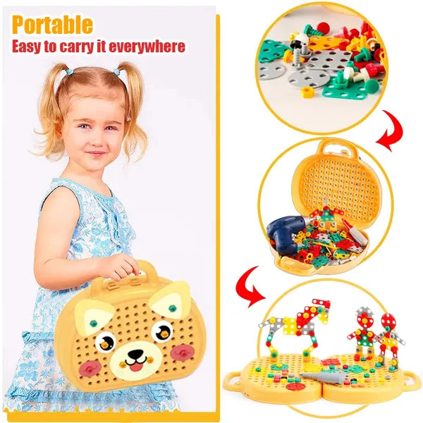Magiczna Skrzynia Zabawek Montessori - WonderWerk-Niedźwiedź-Trend Polska
