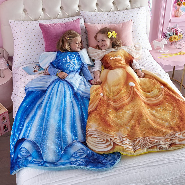 Magiczny Koc Księżniczki na Bajkową Noc - EnchantedDreams-Niebieski-Trend Polska