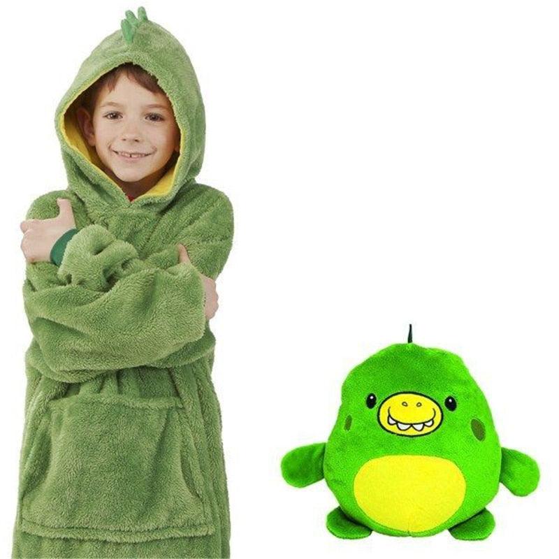 Magiczny Kocyk Miś SnugBear-Różowy + Niebieski-Trend Polska