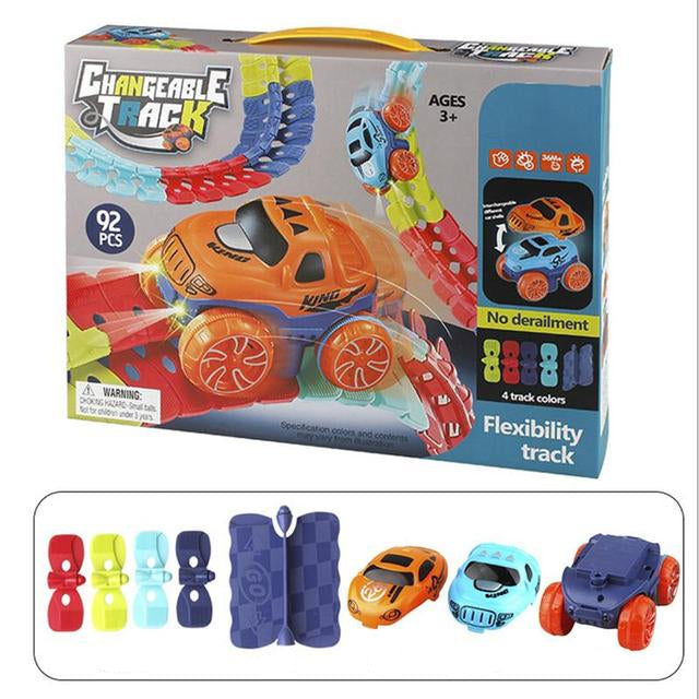 Magnetyczna Autostrada – Zoomigo-184 sztuki + 3 samochody-Trend Polska
