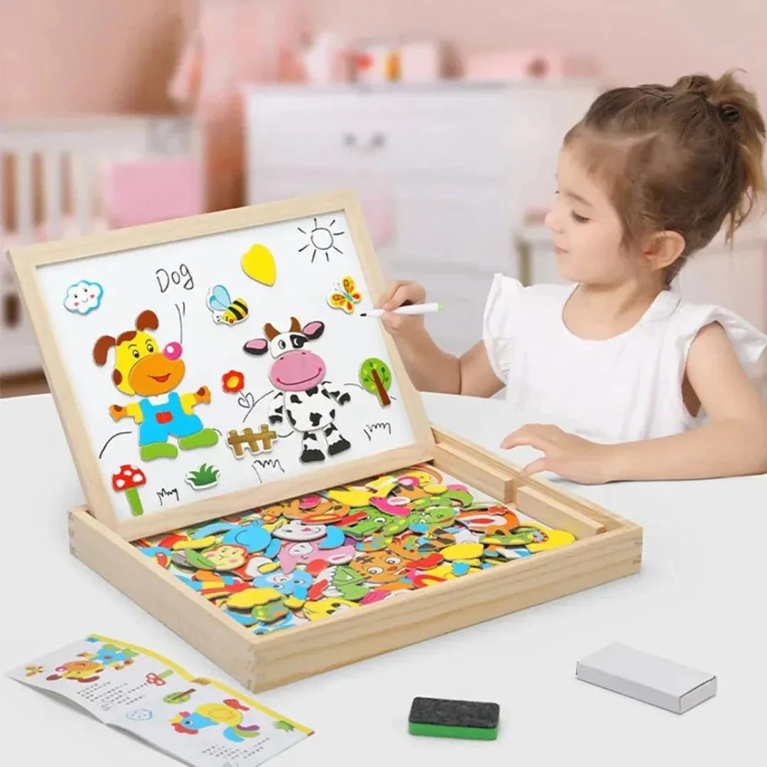 Magnetyczna Dwustronna Tablica Znaków - MiniArt Studio-Opcja A-Trend Polska