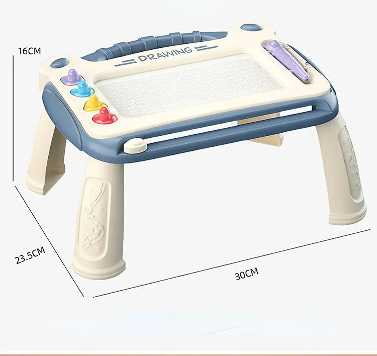 Magnetyczna Tablica Rysunkowa - DoodleMagix-Niebieski-Trend Polska