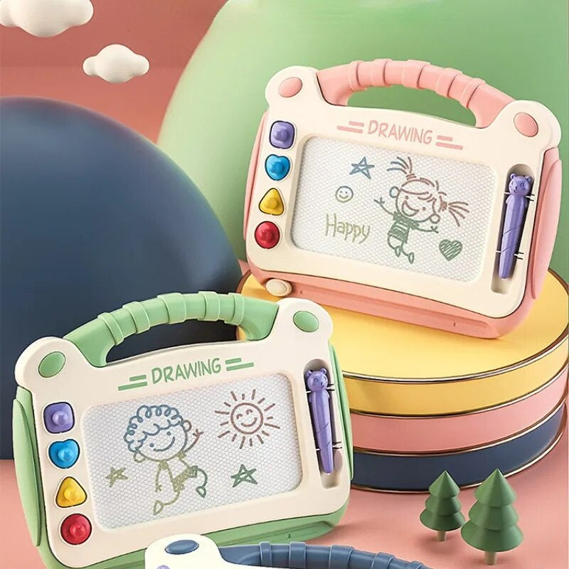 Magnetyczna Tablica Rysunkowa - DoodleMagix-Niebieski-Trend Polska