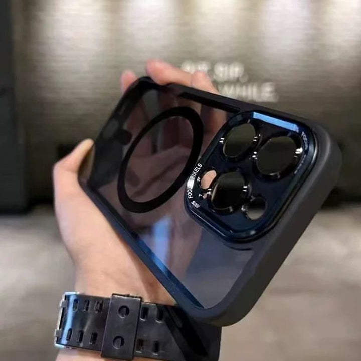 Magnetyczne etui ochronne na iPhone – iShield-Szary-iPhone 16-Trend Polska