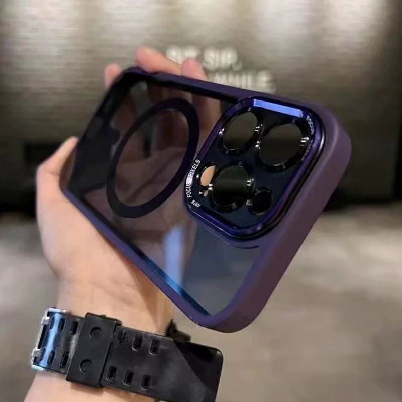 Magnetyczne etui ochronne na iPhone – iShield-Szary-iPhone 16-Trend Polska