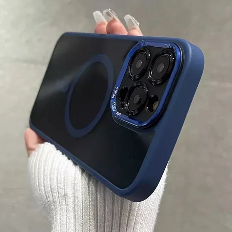 Magnetyczne etui ochronne na iPhone – iShield-Szary-iPhone 16-Trend Polska